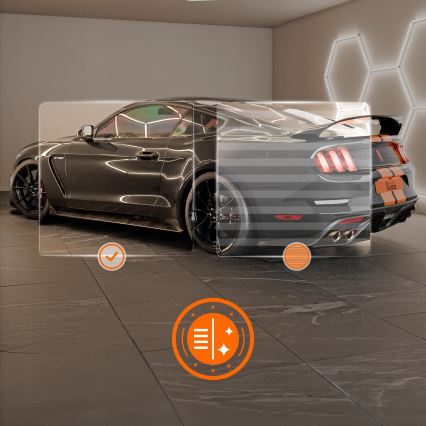 Plafonnier LED HEXAGON LED/240W/85-265V 4000K 298x209 cm IRC 90 IP54 blanc