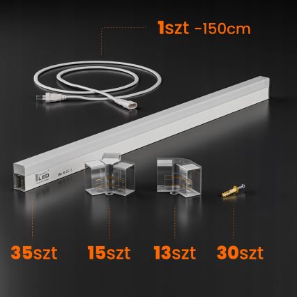 Plafonnier LED HEXAGON/350W/85-265V 6500K 313x298 cm IRC 90 IP44 blanc