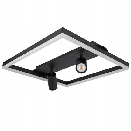 Plafonnier LED LED/38W/230V + 2xGU10/30W noir