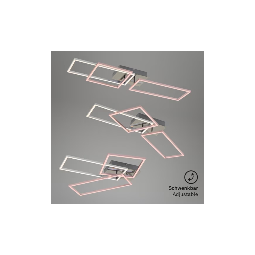 Plafonnier LED LED/42W/230V 3000K chrome mat