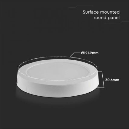 Plafonnier LED LED/6W/230V 6500K blanc