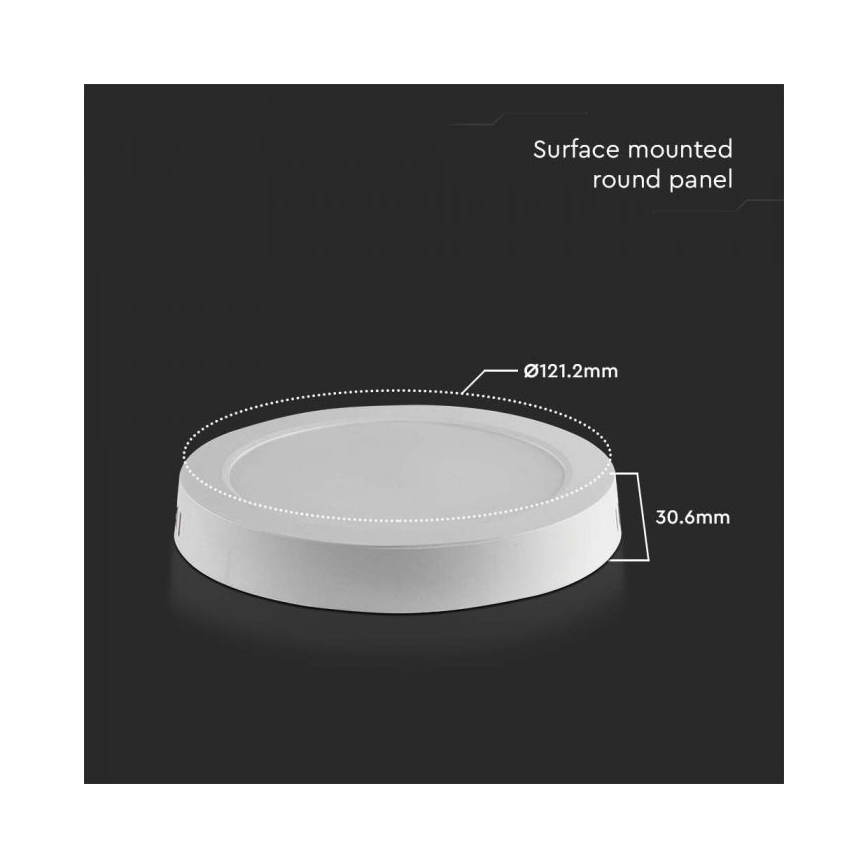 Plafonnier LED LED/6W/230V 6500K blanc