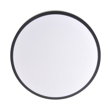 Plafonnier LED LIBRA 15W/230V 4000K Ø 29 cm noir