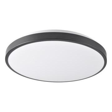 Plafonnier LED LIBRA 24W/230V 4000K Ø 39 cm noir