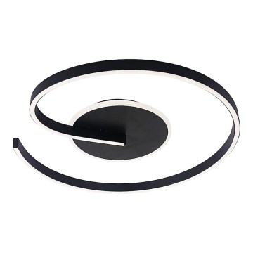 Plafonnier LED LORENZO 22W/230V, Ø 50 cm, noir