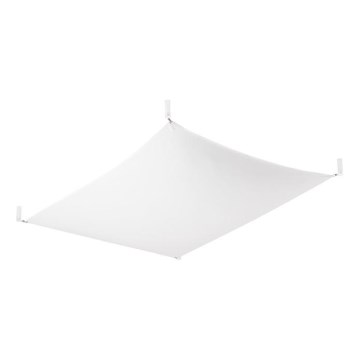 Plafonnier LED LUNA 2xG13/8,5W/230V 80x105 cm blanc