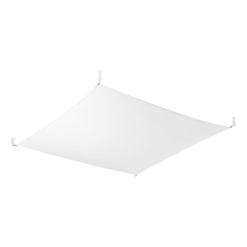 Plafonnier LED LUNA 4xG13/8,5W/230V 105x105 cm blanc