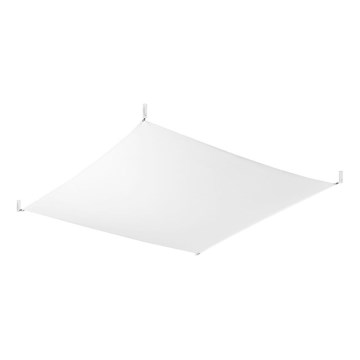 Plafonnier LED LUNA 6xG13/8,5W/230V 140x140 cm blanc