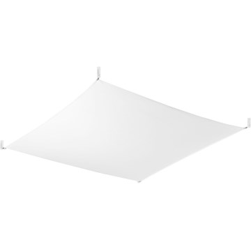 Plafonnier LED LUNA 6xG13/8,5W/230V 14x14 cm blanc