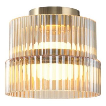 Plafonnier LED LUXE LED/12W/230V Ø 14,8 cm laiton