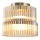 Plafonnier LED LUXE LED/12W/230V Ø 14,8 cm laiton