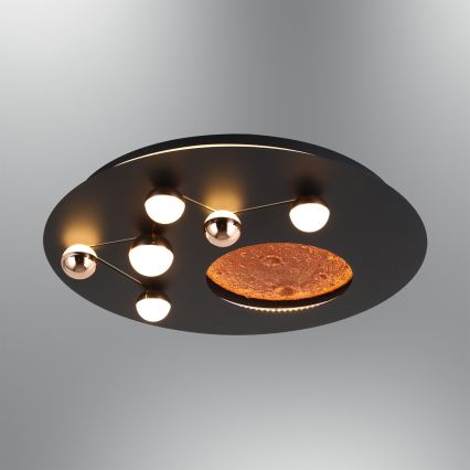Plafonnier LED MARS LED/48W/230V 3000K noir