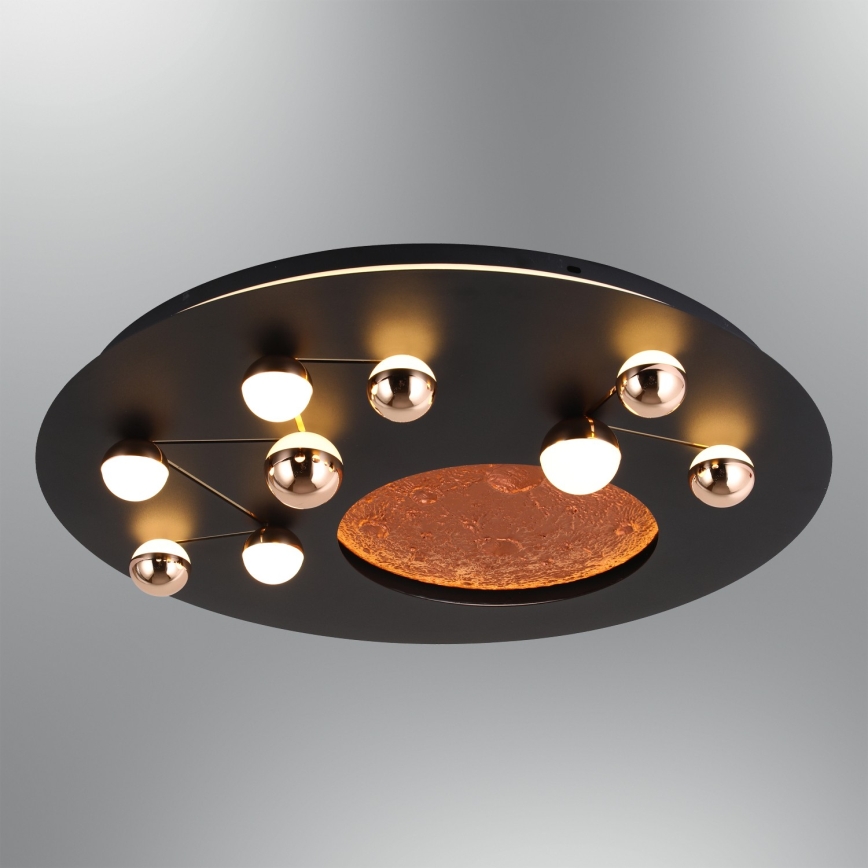 Plafonnier LED MARS LED/58W/230V 3000K noir