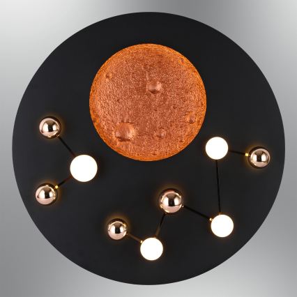 Plafonnier LED MARS LED/58W/230V 3000K noir