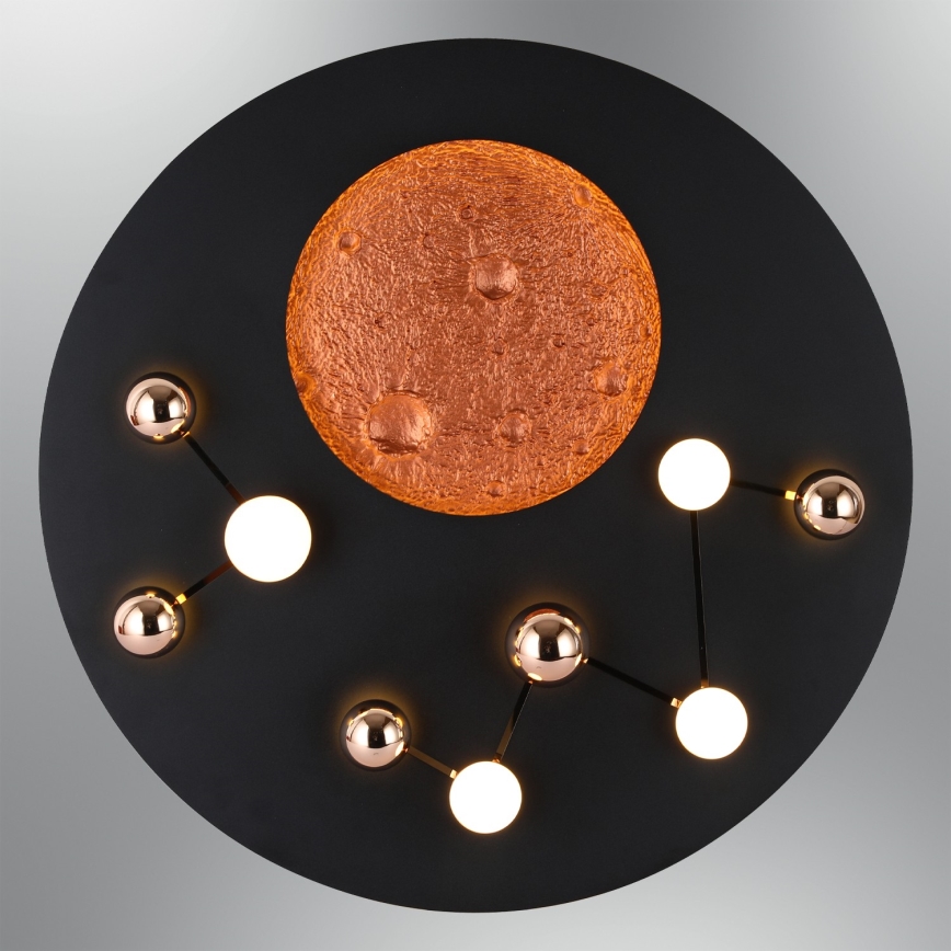 Plafonnier LED MARS LED/58W/230V 3000K noir