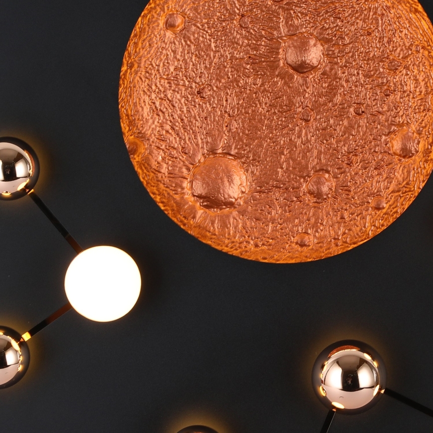 Plafonnier LED MARS LED/58W/230V 3000K noir