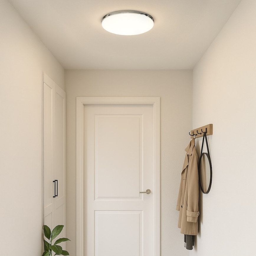 Plafonnier LED MAYA LED/36W/230V Ø 50 cm chrome brillant