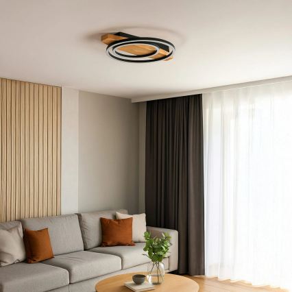 Plafonnier LED MELISA LED/28W/230V 30x40 cm en pin