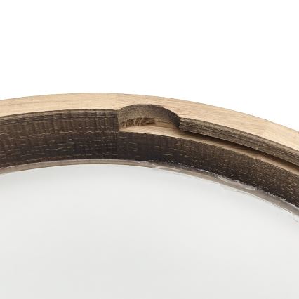 Plafonnier LED OAK SLIM LED/36W/230V 4000K Ø 37 cm chêne / brun foncé