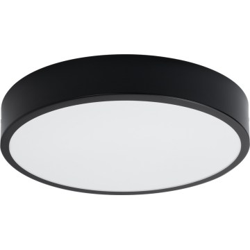 Plafonnier LED ONYX, 32 W, 230 V, Ø 40 cm, noir