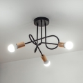 Plafonnier LED OXFORD 3xE27/15W/230V noir