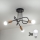 Plafonnier LED OXFORD 3xE27/15W/230V noir