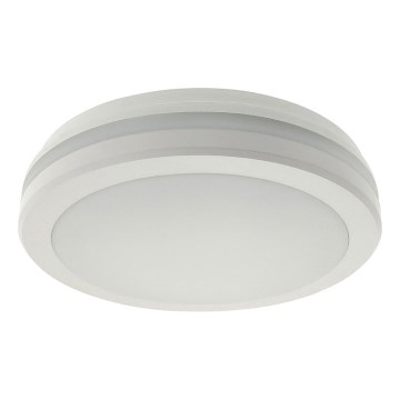 Plafonnier LED pour salle de bains avec détecteur de mouvement, 20 W, 230 V, 3000/4000/6500 K, Ø 23 cm, IP54, blanc