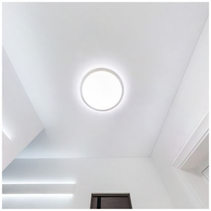 Plafonnier LED pour salle de bains DEFENDER LED/12/18/24W/230V 3000/4000/6500K IP65 Ø 30 cm blanc