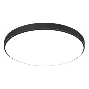 Plafonnier LED pour salle de bains DYLAN LED/30W/230V 6000K IP44 Ø 32 cm noir