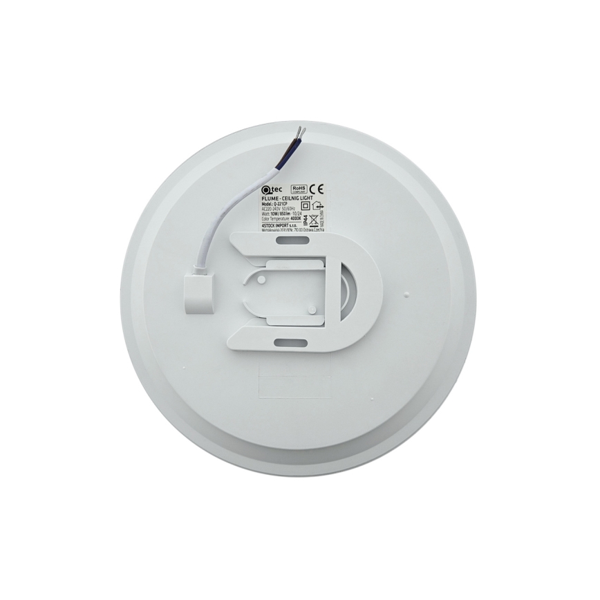 Plafonnier LED pour salle de bains FLUME LED/10W/230V Ø 22,5 cm IP44 noir