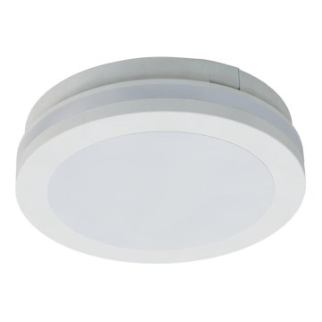 Plafonnier LED pour salle de bains MARLON 12W 230V Ø 18 cm IP54 blanc