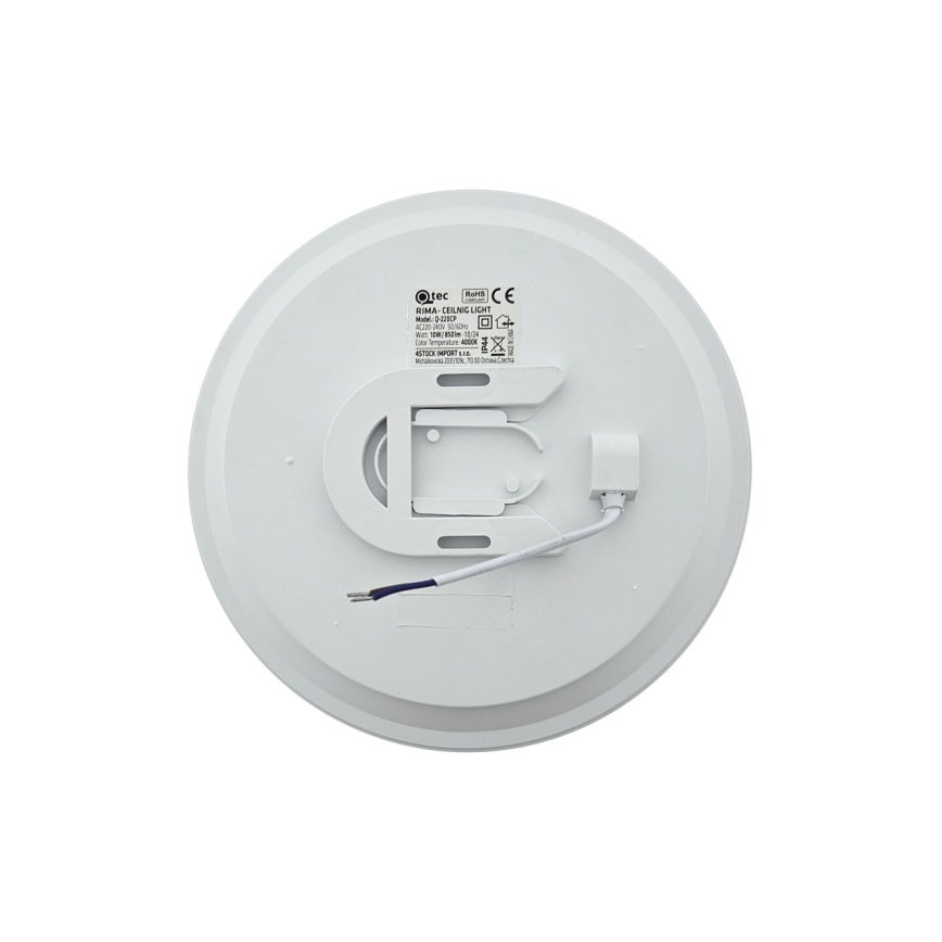 Plafonnier LED pour salle de bains RIMA LED/10W/230V Ø 22,5 cm IP44 blanc