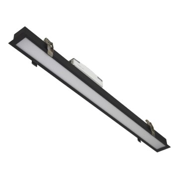 Plafonnier LED REDOM LED/24W/230V 4000K 60 cm noir