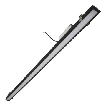 Plafonnier LED REDOM LED/42W/230V 4000K 120 cm noir