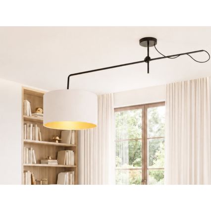 Plafonnier LED réglable VENICE 1xE27/60W/230V blanc/or
