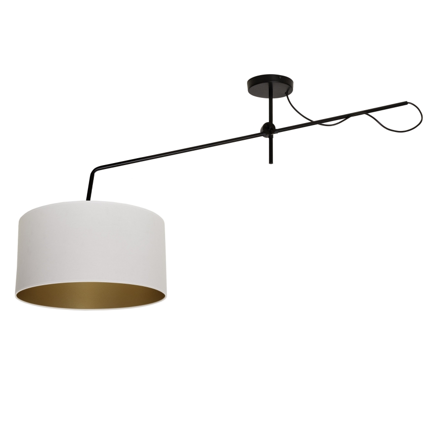 Plafonnier LED réglable VENICE 1xE27/60W/230V blanc/or