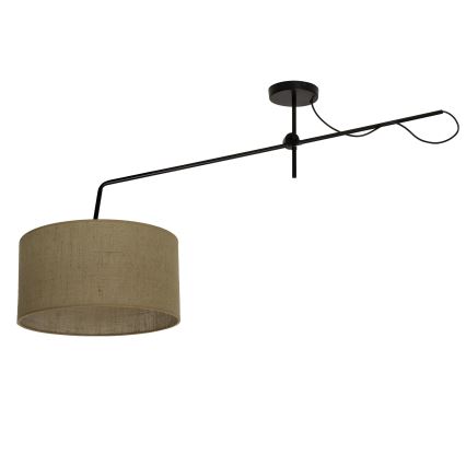 Plafonnier LED réglable VENICE 1xE27/60W/230V jute