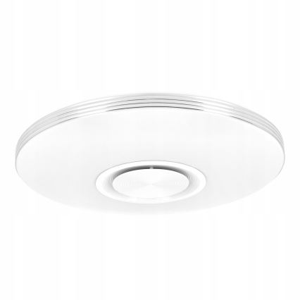 Plafonnier LED RGBW dimmable avec haut-parleur LED/60W/230V 3000-6000K Ø 40 cm blanc + télécommande