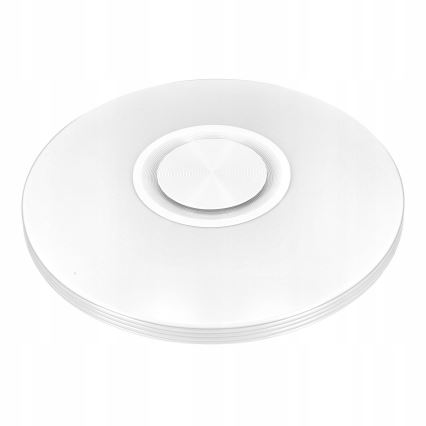 Plafonnier LED RGBW dimmable avec haut-parleur LED/60W/230V 3000-6000K Ø 40 cm blanc + télécommande