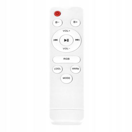 Plafonnier LED RGBW dimmable avec haut-parleur LED/60W/230V 3000-6000K Ø 40 cm blanc + télécommande