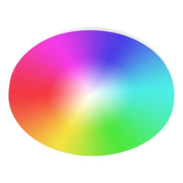 Plafonnier LED RGBW dimmable pour salle de bains LED/24W/230V 3000-6500K Ø 33 cm IP54 blanc Wi-Fi Tuya