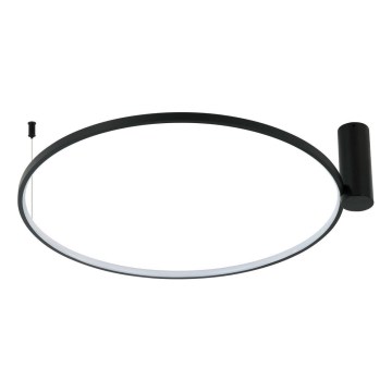 Plafonnier LED RING S LED/50W/230V 3000/4000/6000K Ø 90 cm noir