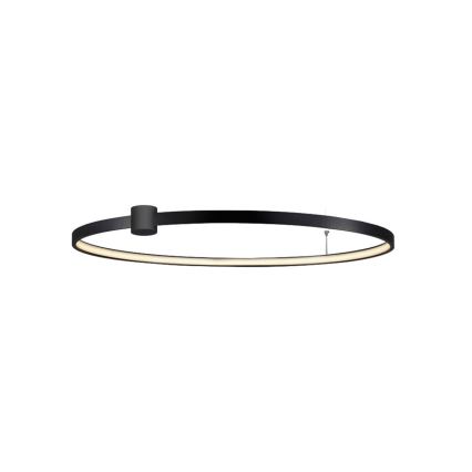 Plafonnier LED RING S LED/50W/230V 3000/4000/6000K Ø 90 cm noir