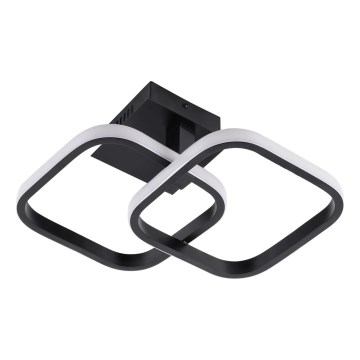 Plafonnier LED ROBERT LED/25W/230V 25x38 cm noir