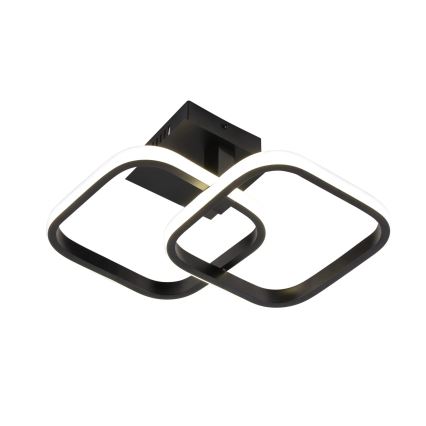 Plafonnier LED ROBERT LED/25W/230V 25x38 cm noir