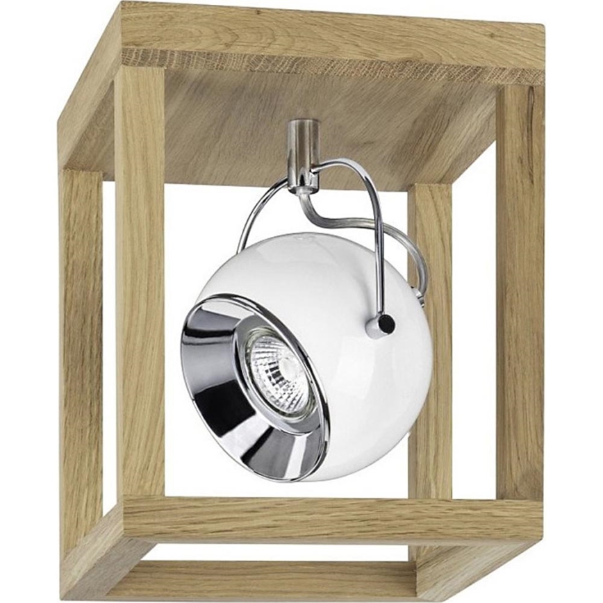 Plafonnier LED ROY 1xGU10/5W/230V chêne mat