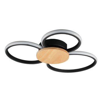 Plafonnier LED SABINA LED/38W/230V en bois d'hévéa