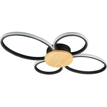 Plafonnier LED SABINA LED/38W/230V en bois d'hévéa