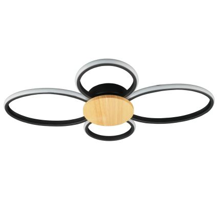 Plafonnier LED SABINA LED/38W/230V en bois d'hévéa
