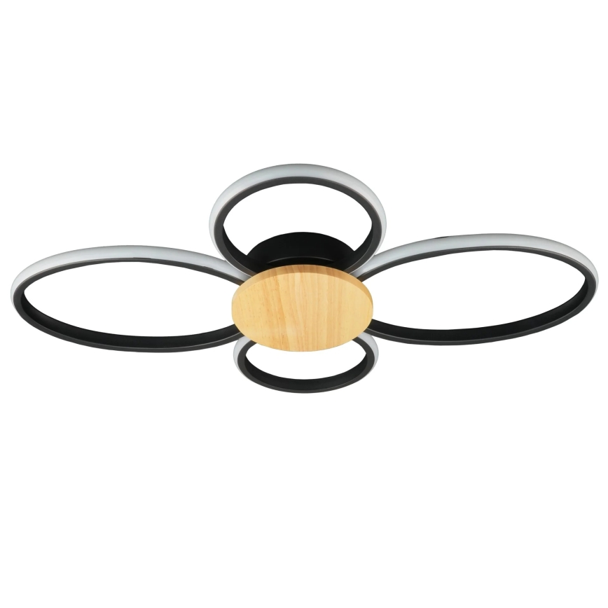 Plafonnier LED SABINA LED/38W/230V en bois d'hévéa